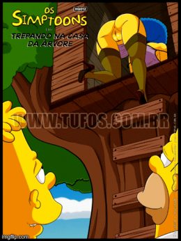 Bart bangs Marge in his treehouse