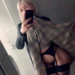 blonde up mini skirt show her panties and lingerie to anal fuck