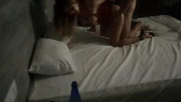 Rough anal sex, pain in her face
