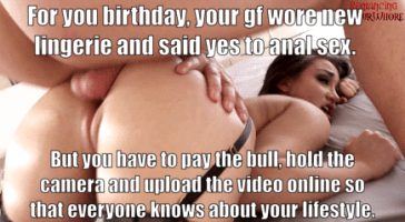 Your birthday means anal sex for your bully